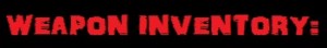 Weapon Inventory Banner