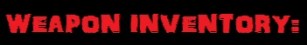 Weapon Inventory Banner