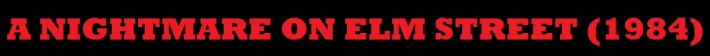 A Nightmare on Elm Street Banner
