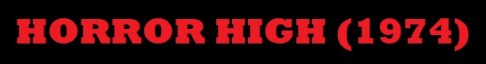 Horror High Title Banner