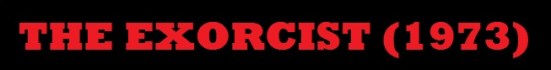 Exorcist Title Banner